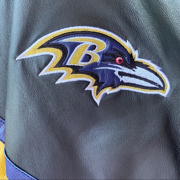 Leather Ravens Jacket - Picture 3 of 8